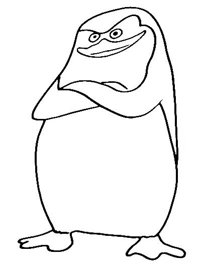 Penguins of Madagascar Coloring Pages 14