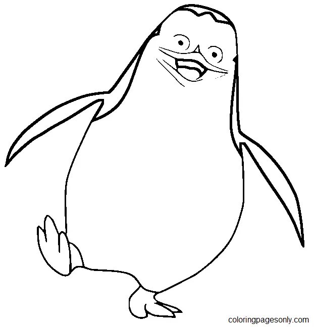 Penguins of Madagascar Coloring Pages 26