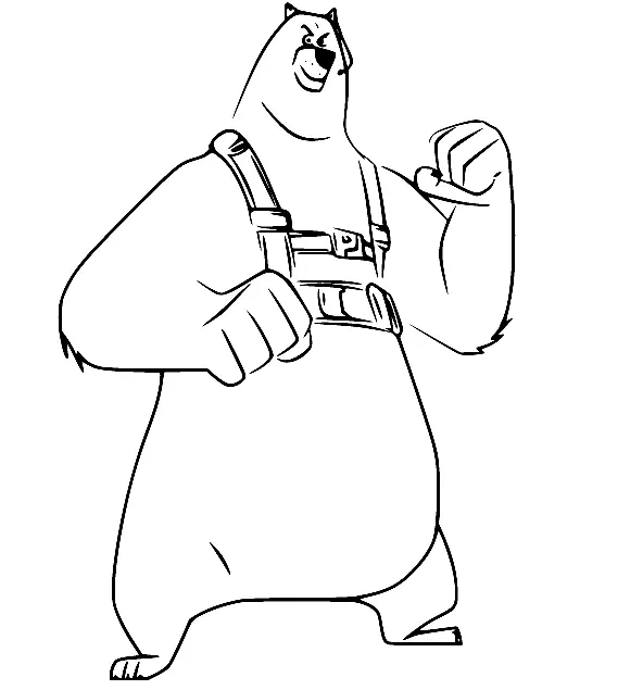 Penguins of Madagascar Coloring Pages 27