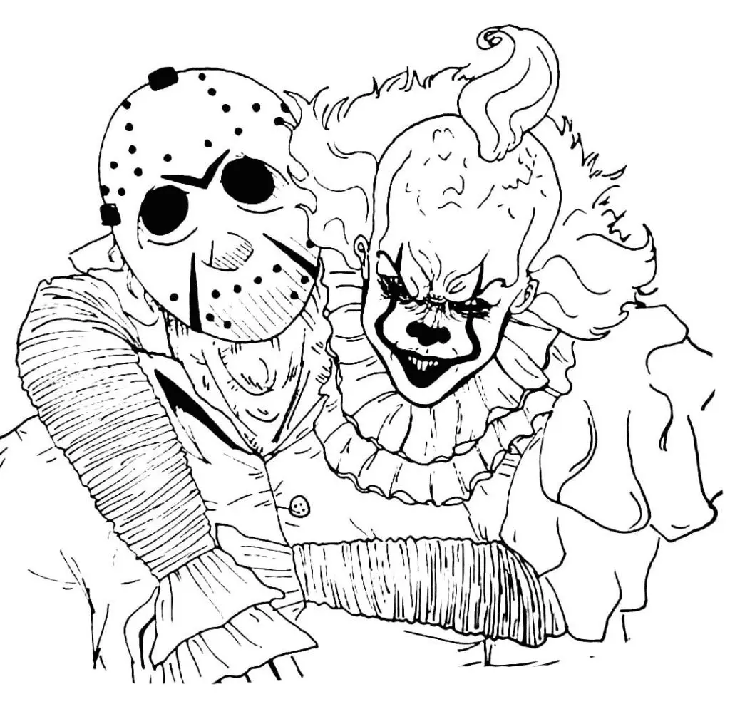 Pennywise Coloring Pages 1