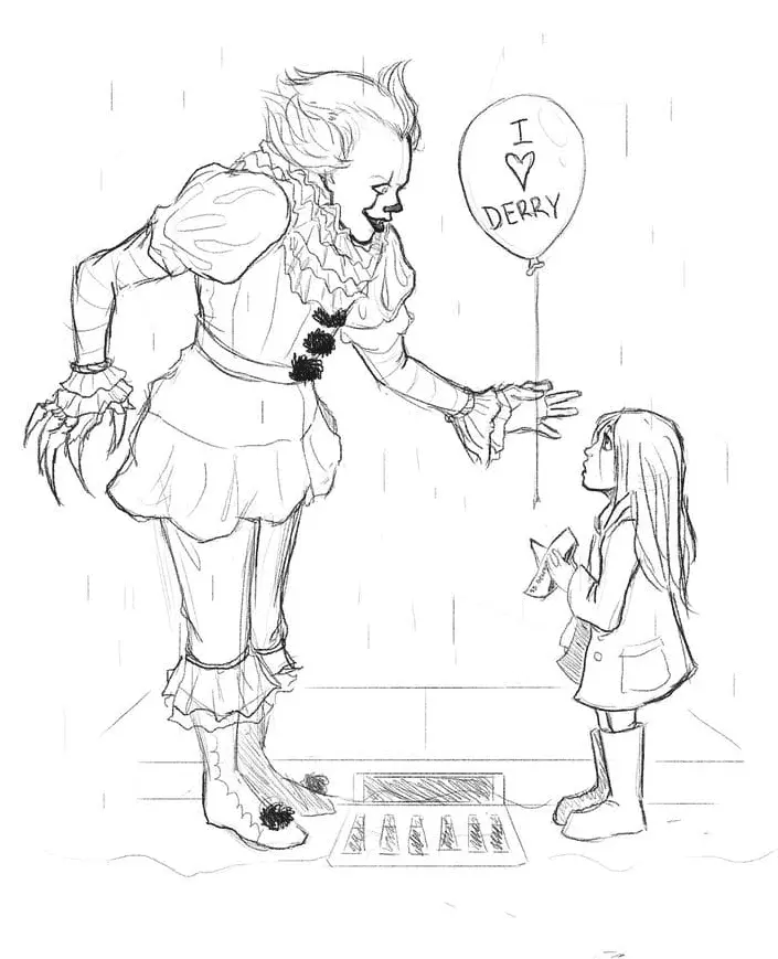 Pennywise Coloring Pages 27