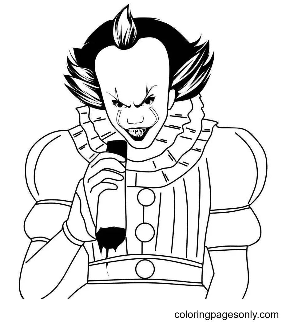 Pennywise Coloring Pages 38