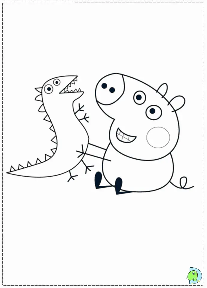 Peppa Pig Coloring Pages 13