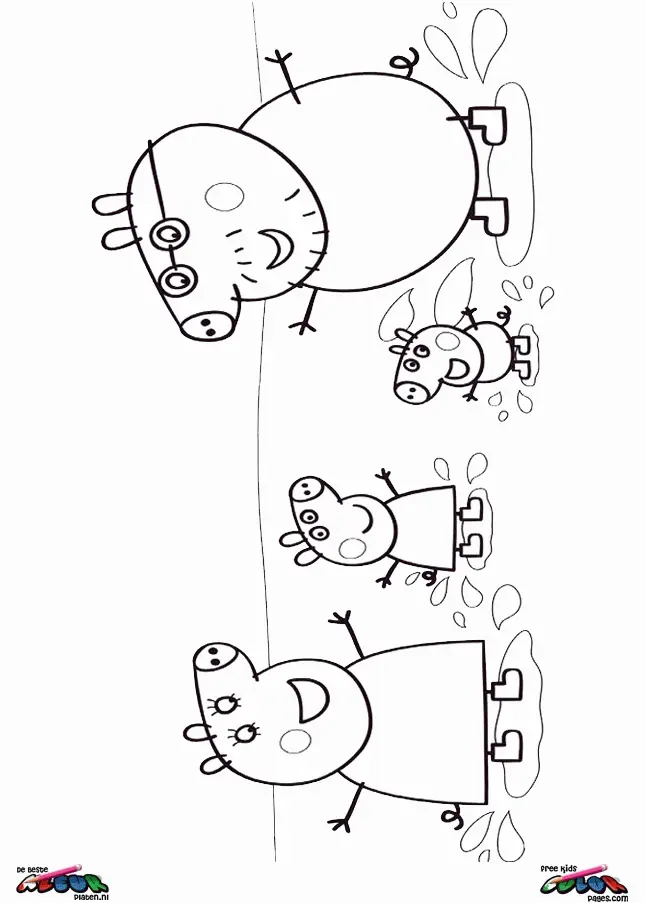 Peppa Pig Coloring Pages 29
