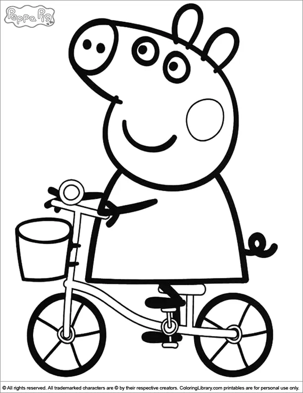 Peppa Pig Coloring Pages 3
