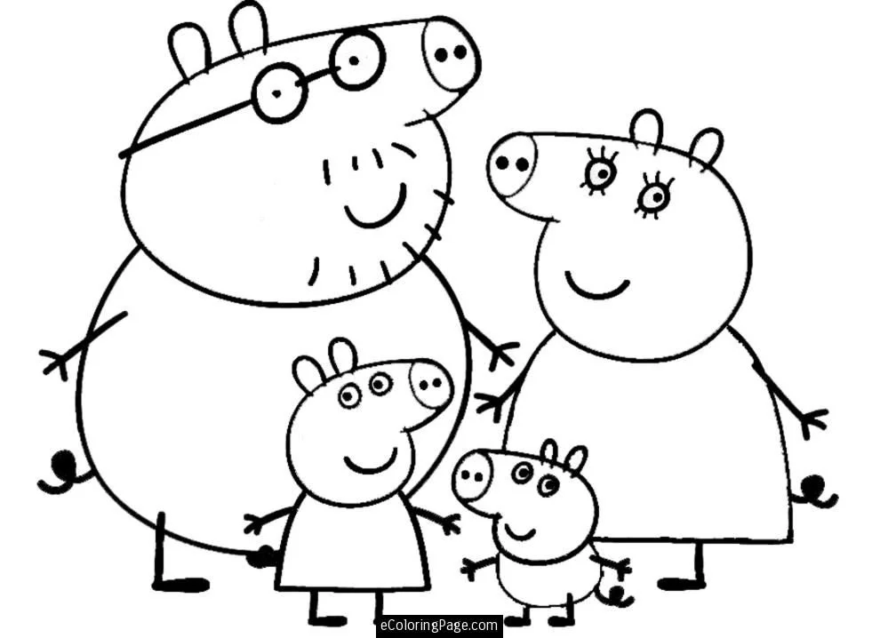 Peppa Pig Coloring Pages 37