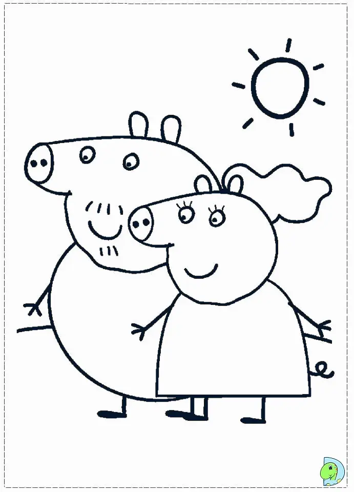 Peppa Pig Coloring Pages 40