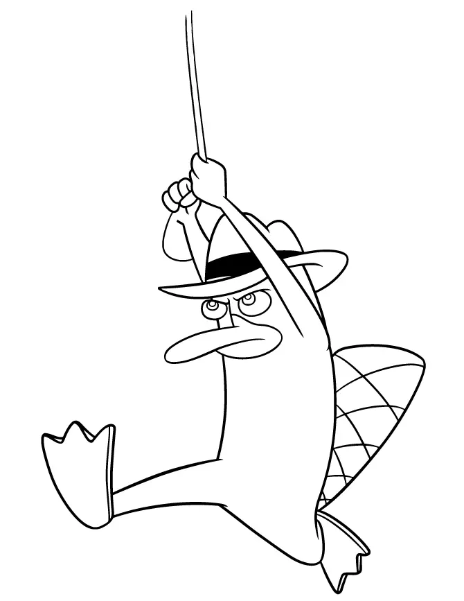 Perry das Schnabeltier Ausmalbilder 10