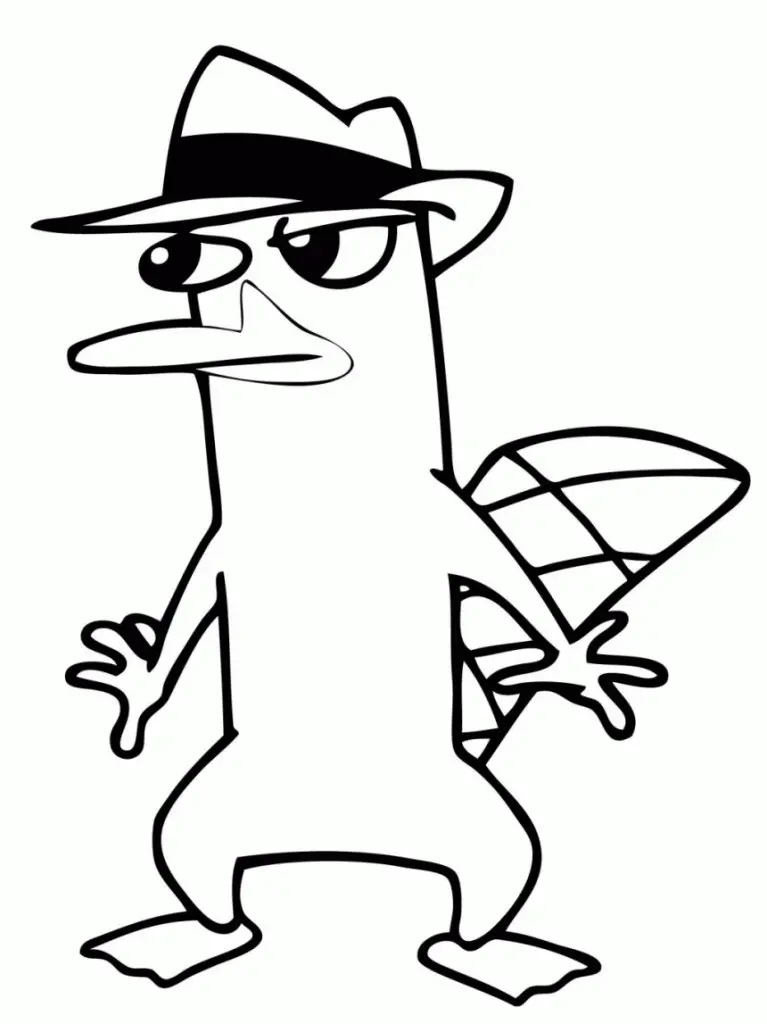 Perry das Schnabeltier Ausmalbilder 21