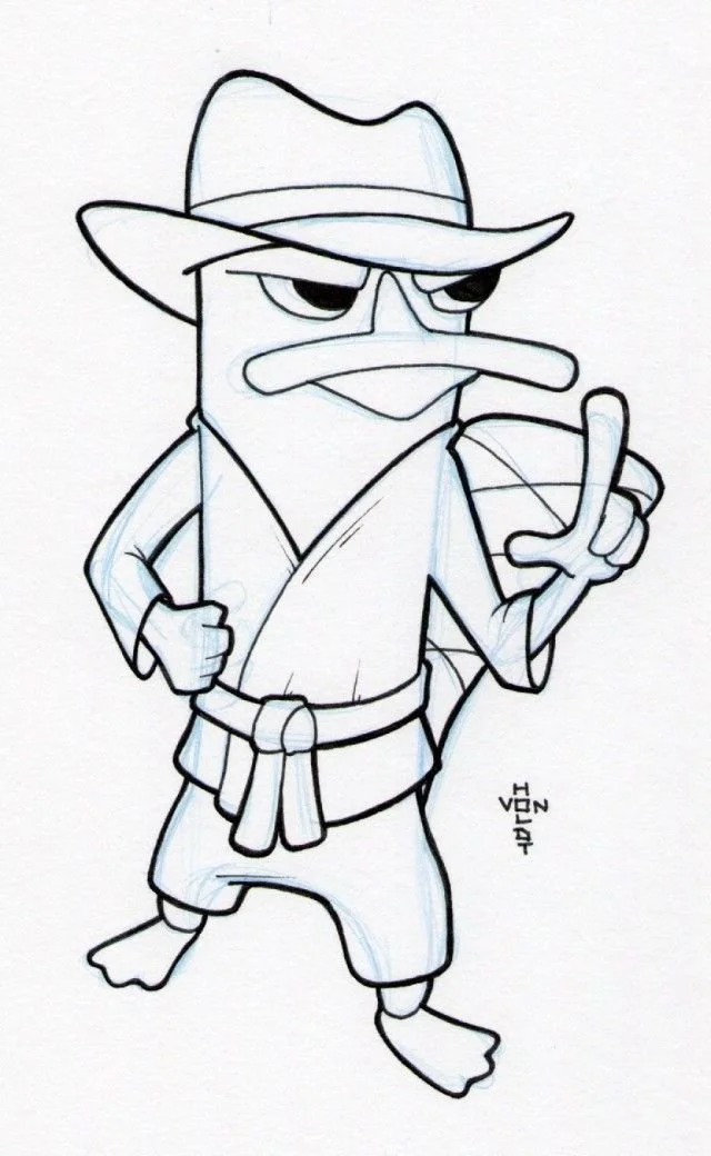 Perry das Schnabeltier Ausmalbilder 23