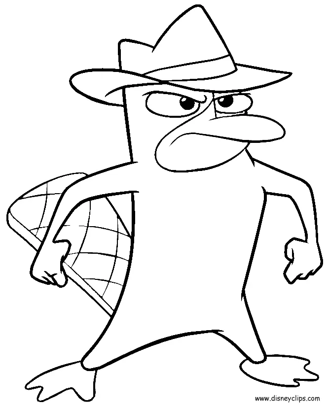 Perry das Schnabeltier Ausmalbilder 26