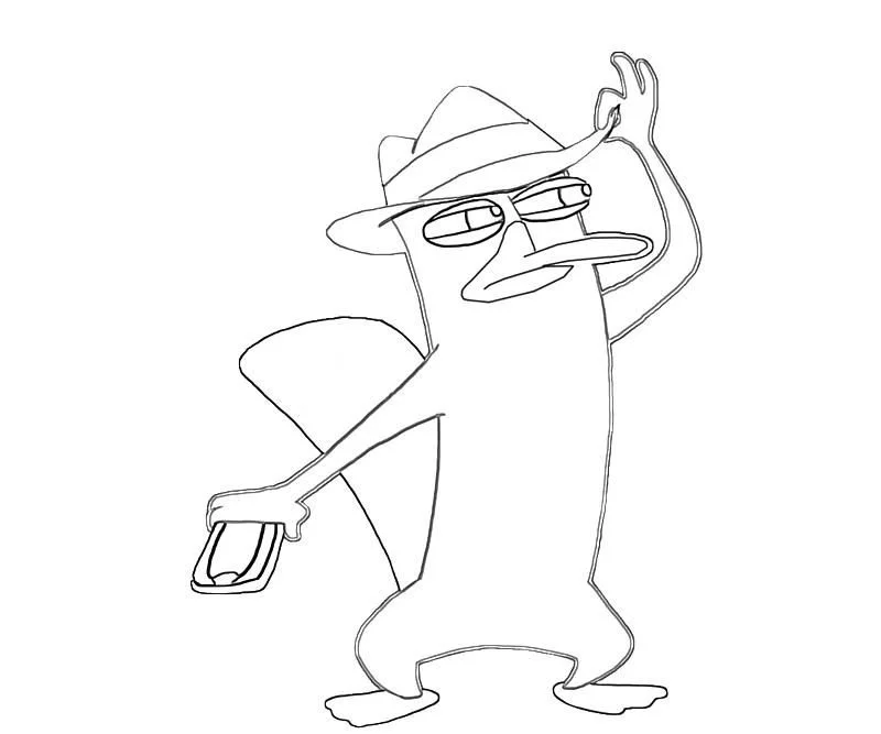 Perry das Schnabeltier Ausmalbilder 27