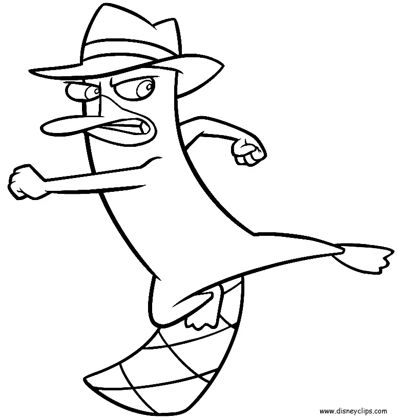 Perry das Schnabeltier Ausmalbilder 28