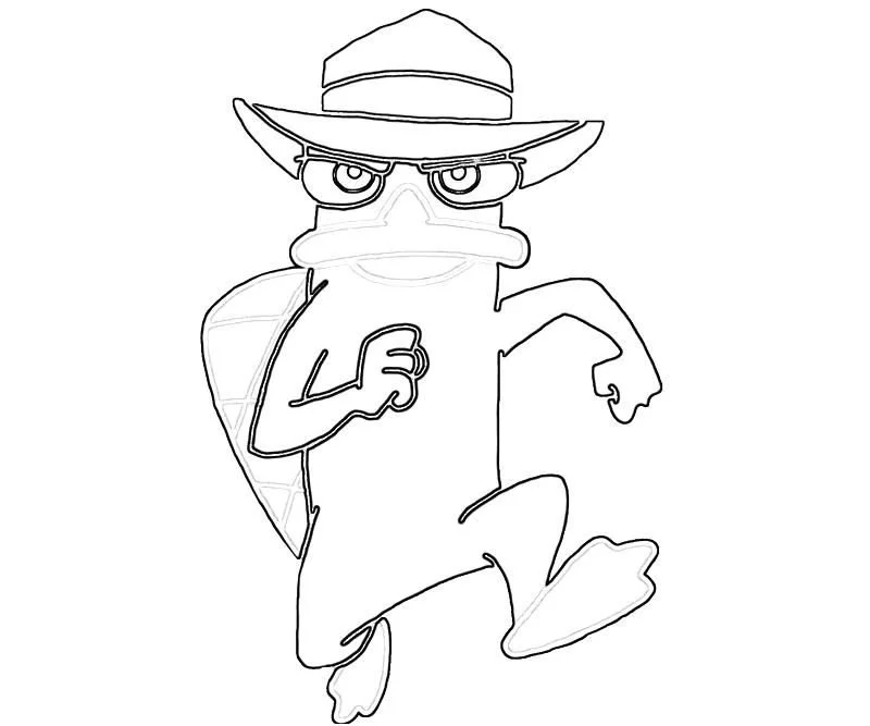 Perry das Schnabeltier Ausmalbilder 3