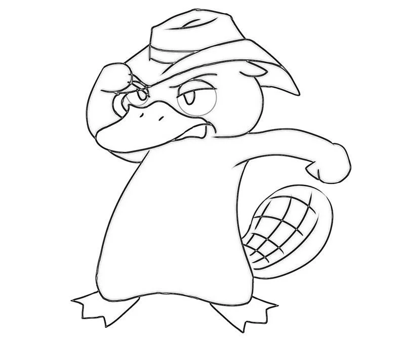 Perry das Schnabeltier Ausmalbilder 6