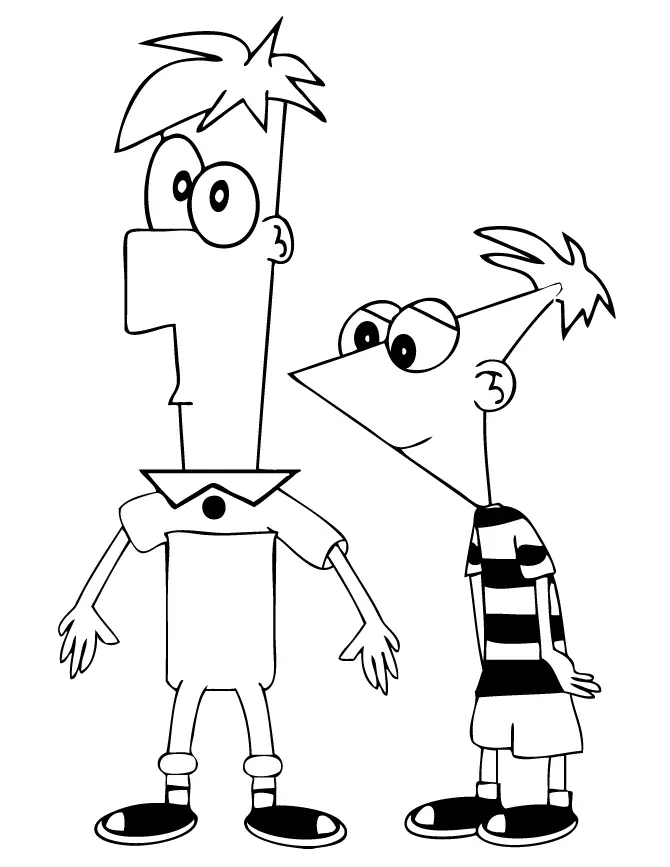 Perry das Schnabeltier Ausmalbilder 7