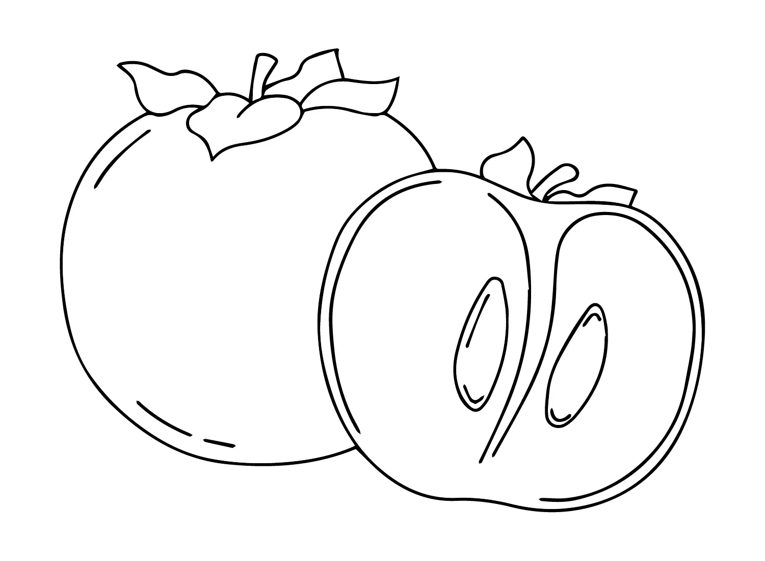 Persimmon Coloring Pages 14
