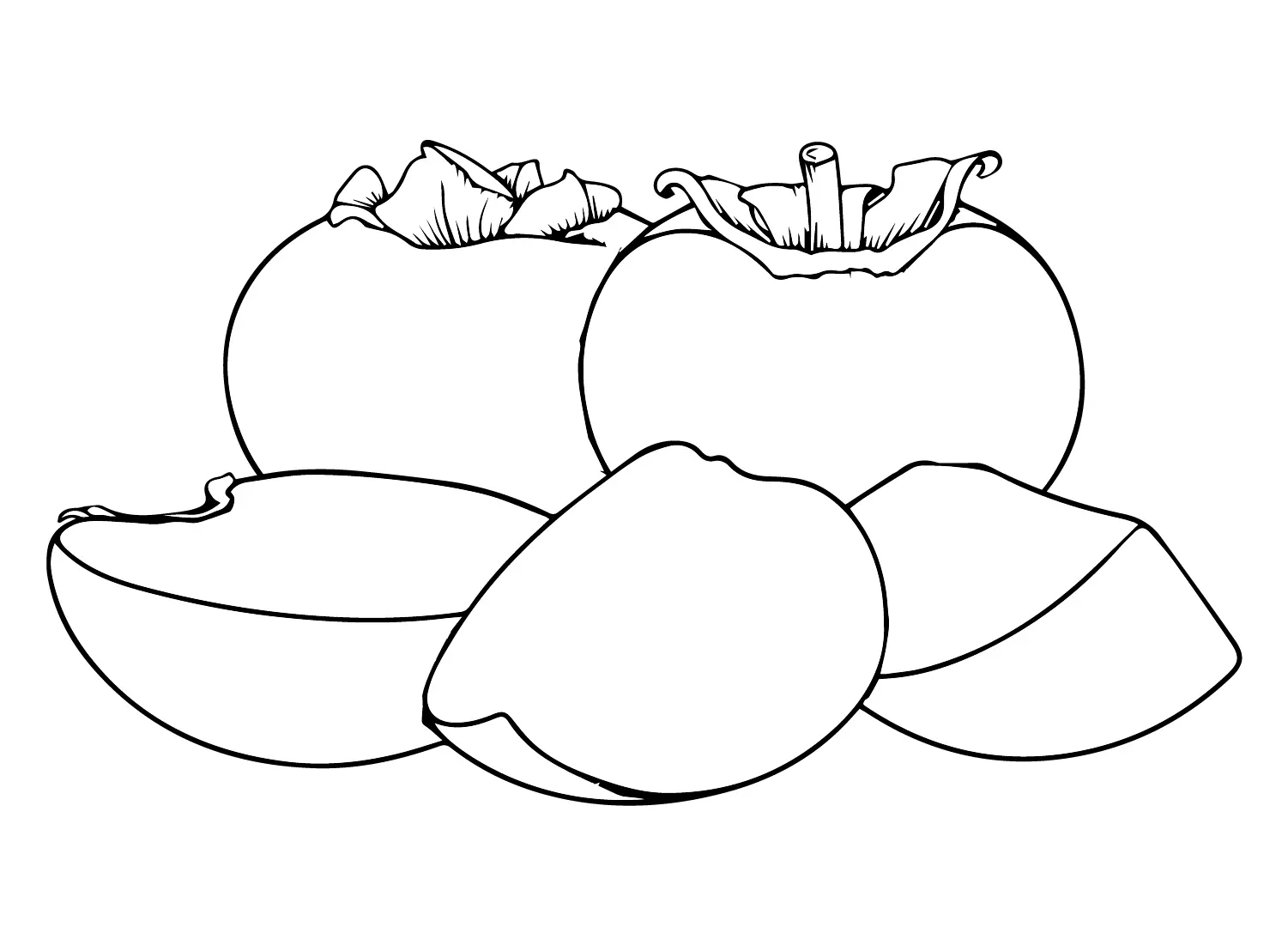 Persimmon Coloring Pages 15