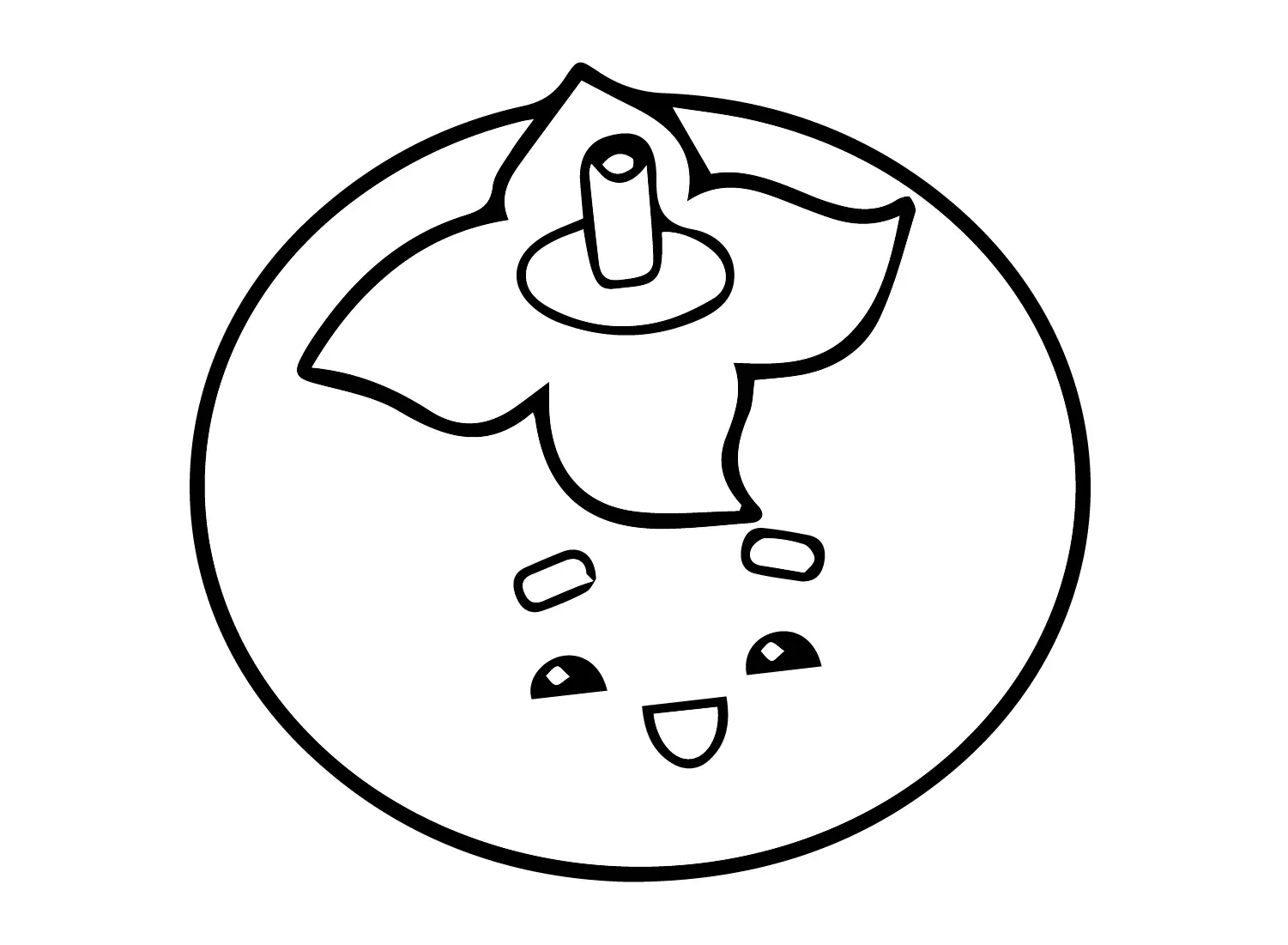 Persimmon Coloring Pages 3