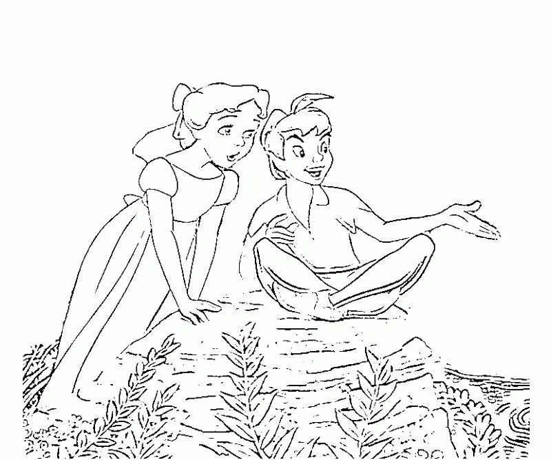 Peter Pan Para Colorear 10