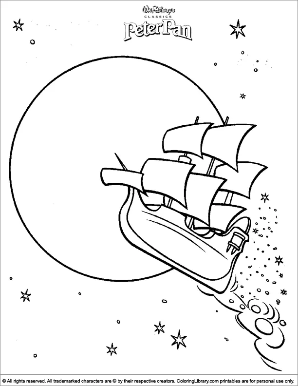 Peter Pan Para Colorear 11
