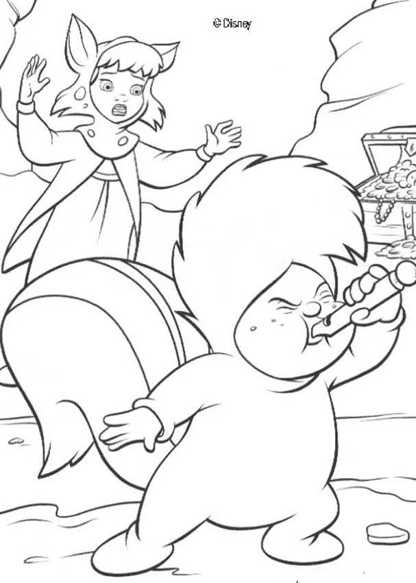 Peter Pan Para Colorear 14