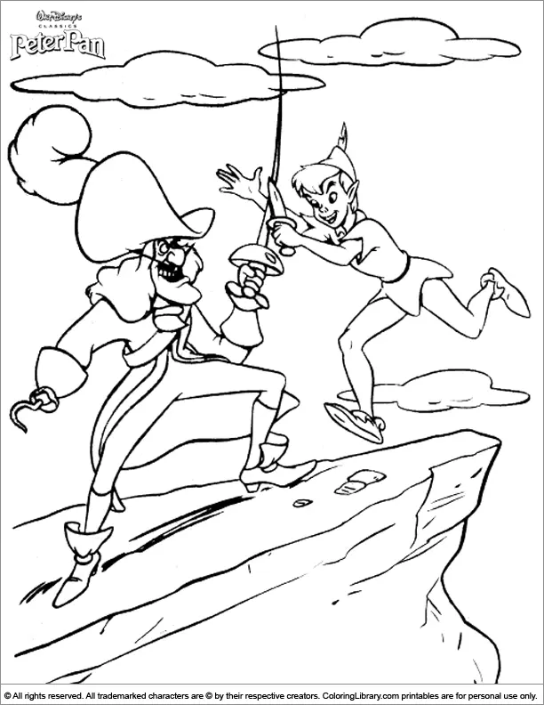 Peter Pan Para Colorear 18