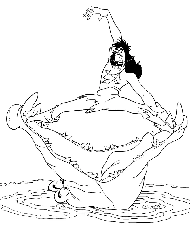 Peter Pan Para Colorear 2