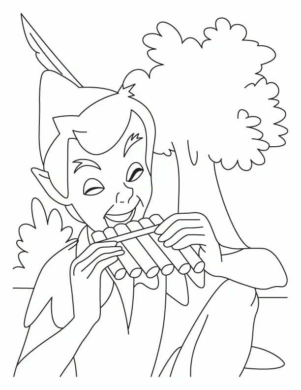 Peter Pan Para Colorear 22