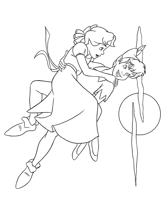 Peter Pan Para Colorear 25