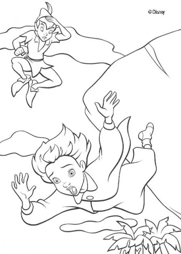 Peter Pan Para Colorear 27