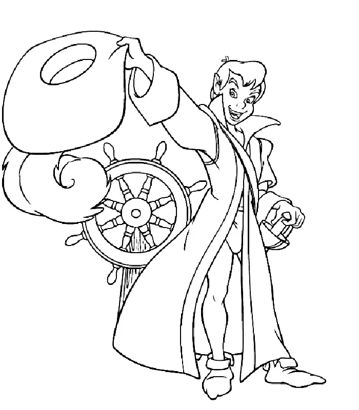 Peter Pan Para Colorear 3