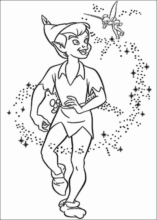 Peter Pan Para Colorear 36