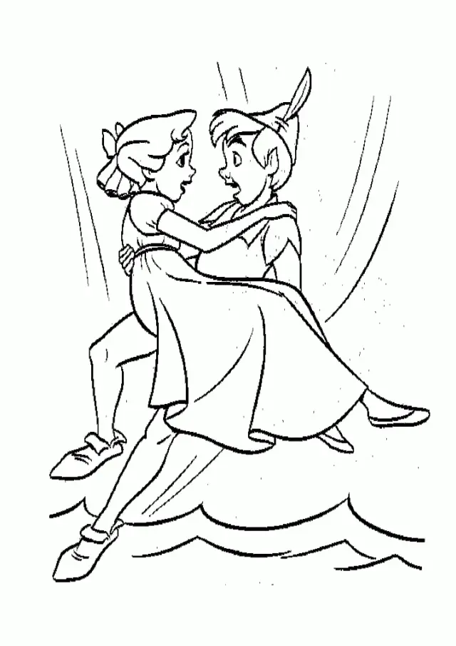 Peter Pan Para Colorear 39