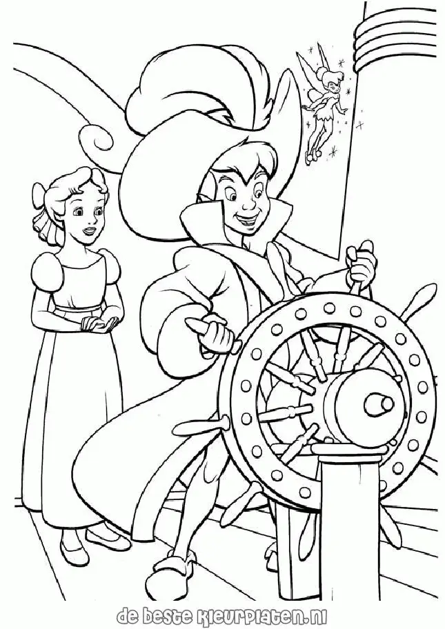 Peter Pan Para Colorear 41