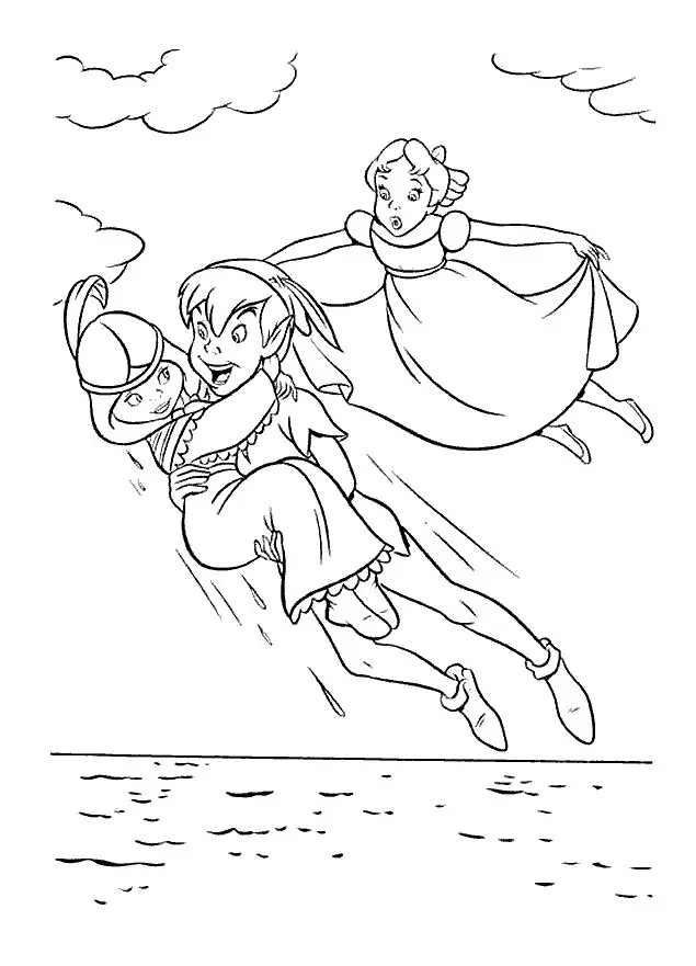 Peter Pan Para Colorear 48