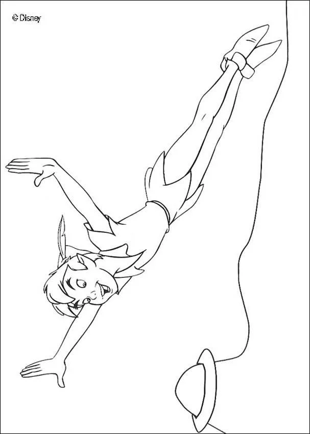 Peter Pan Para Colorear 5