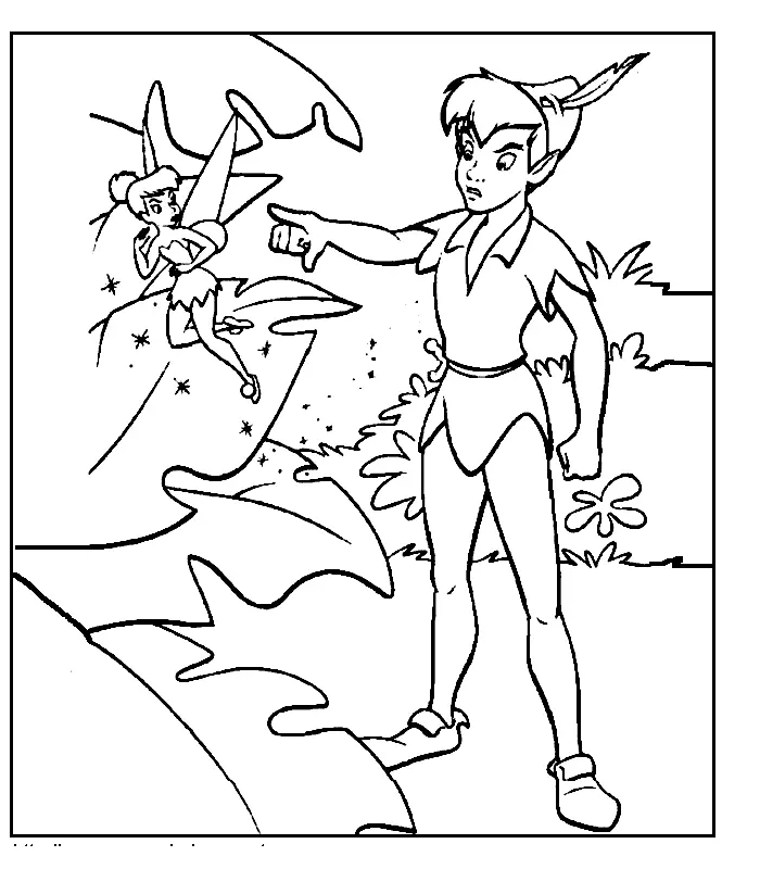 Peter Pan Para Colorear 50