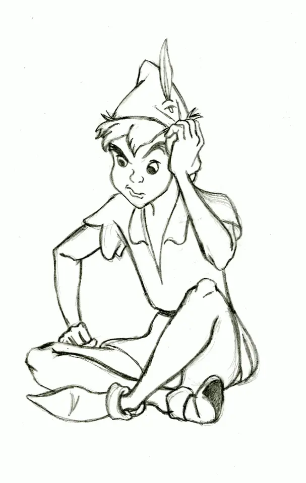 Peter Pan Para Colorear 55
