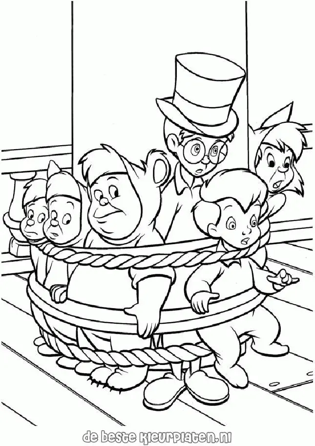 Peter Pan Para Colorear 57