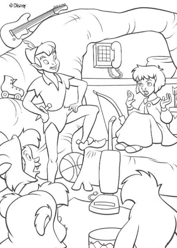 Peter Pan Para Colorear 59