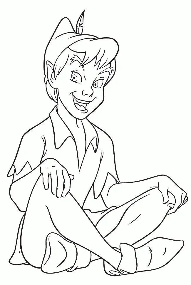 Peter Pan Para Colorear 61