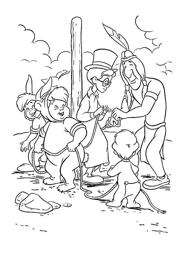 Peter Pan Para Colorear 62