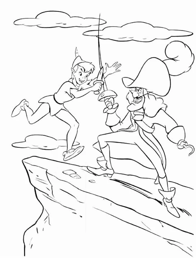 Peter Pan Para Colorear 67
