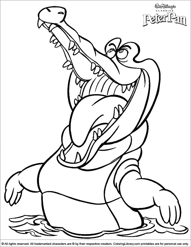 Peter Pan Para Colorear 7