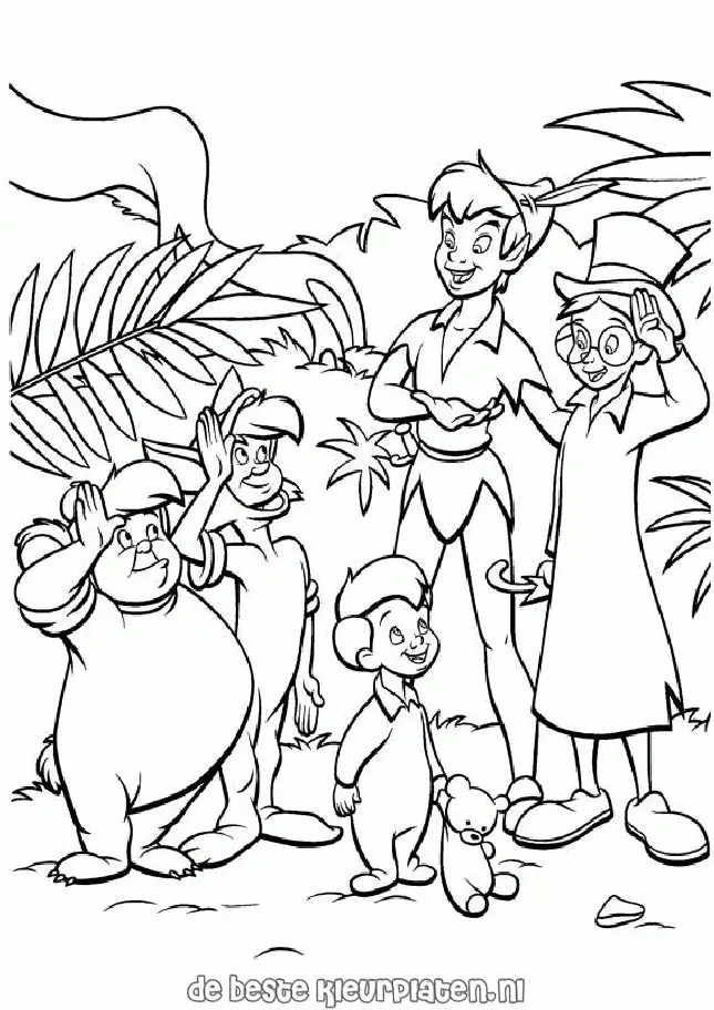Peter Pan Para Colorear 80