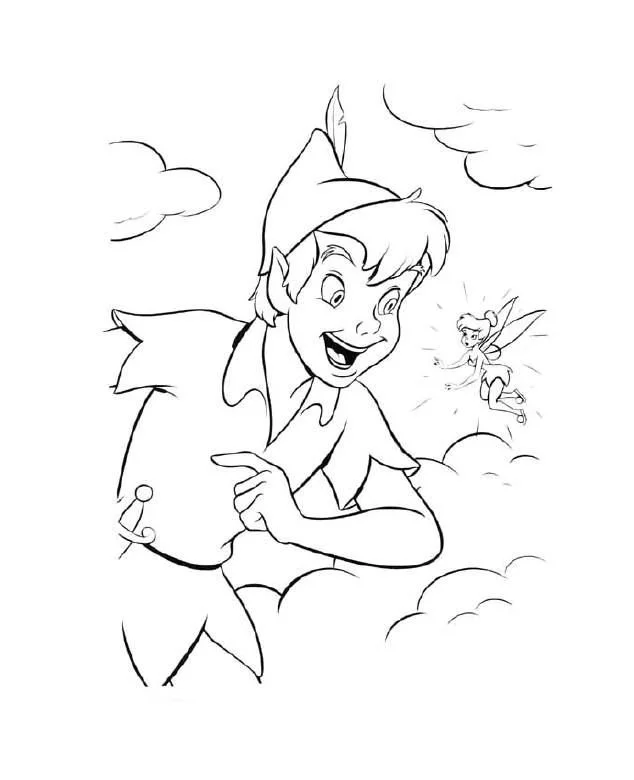 Peter Pan Para Colorear 83