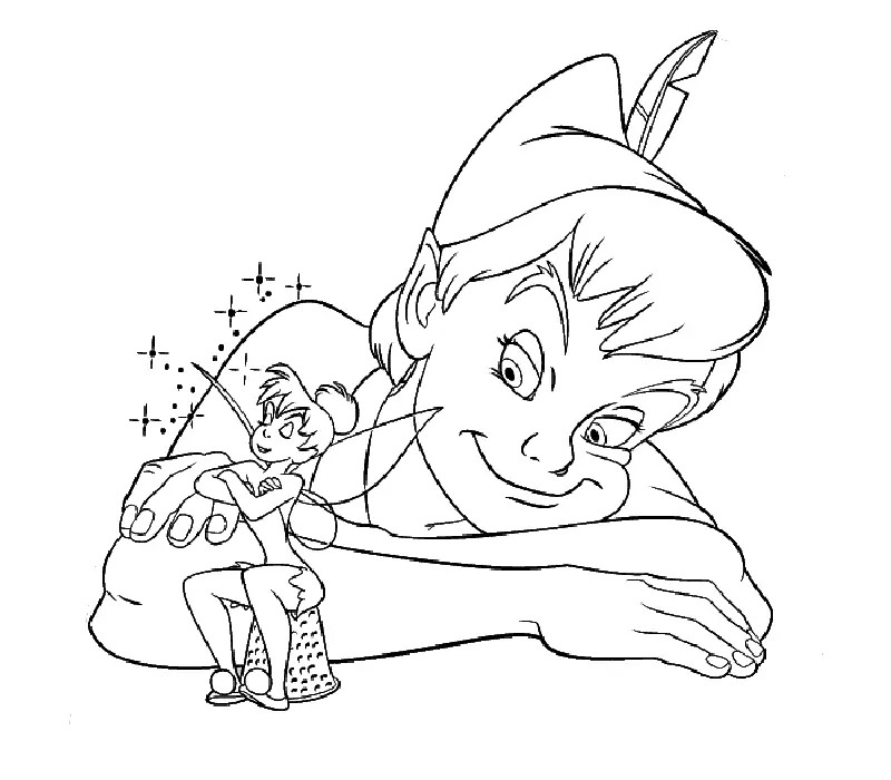 Peter Pan Para Colorear 91