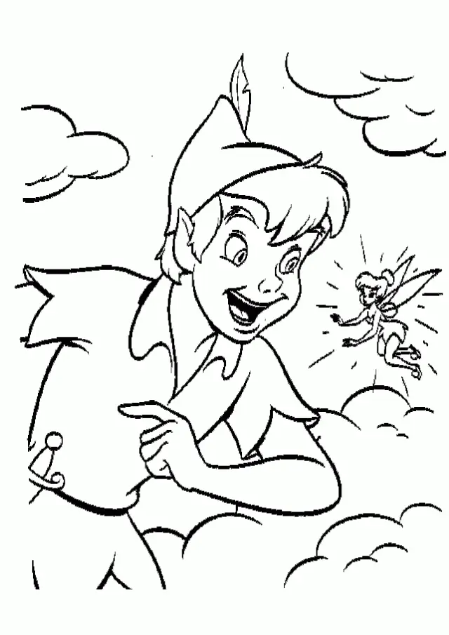 Peter Pan Para Colorear 93