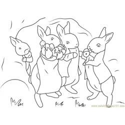 Peter Rabbit Coloring Pages 2